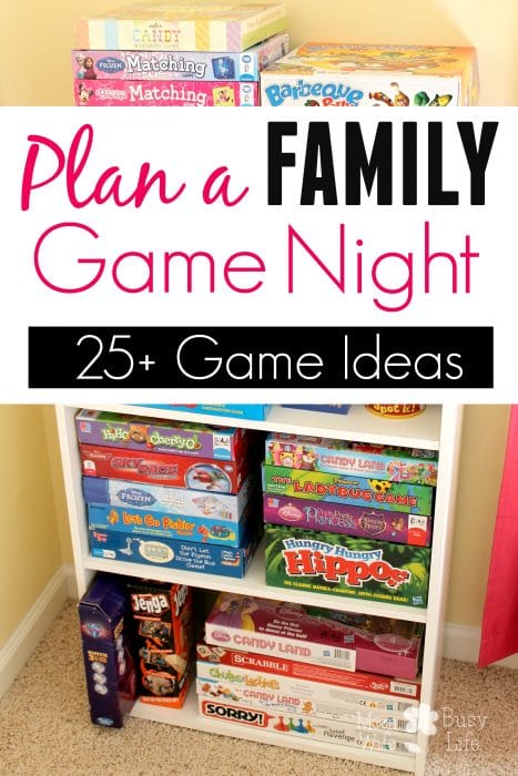 Plan a Family Game Night 2
