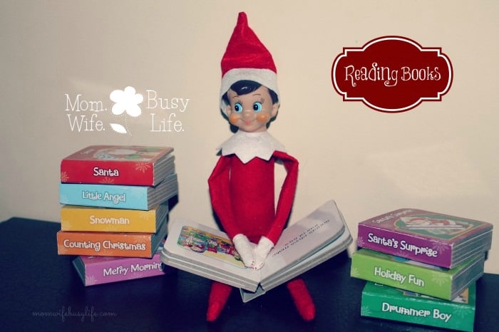 elf on the shelf ideas reading books