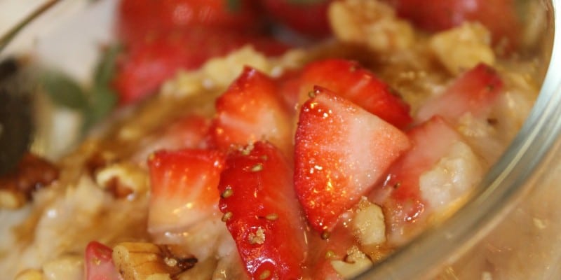 strawberry oatmeal