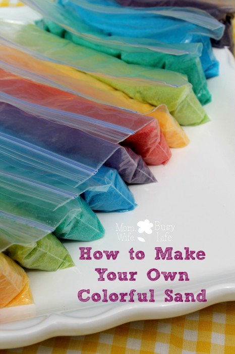 How to Make Your Own Colorful Sand