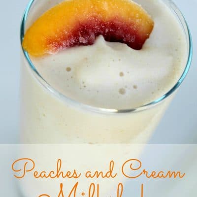 Peaches an Cream Milkshake Recipe Silk