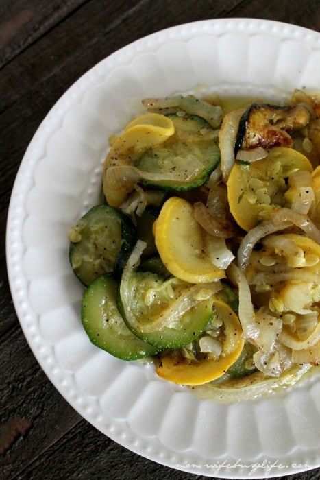 Sauteed Squash and Zucchini Recipe