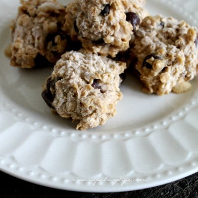 peanut butter chocolate banana bites