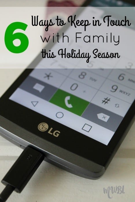 ways to keep in touch with family