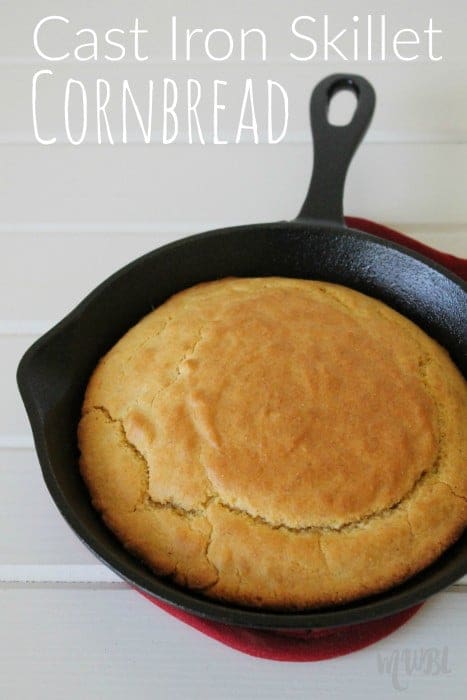 Cast Iron Skillet Cornbread