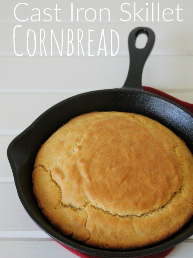Cast Iron Skillet Cornbread Story Mom. Wife. Busy Life.