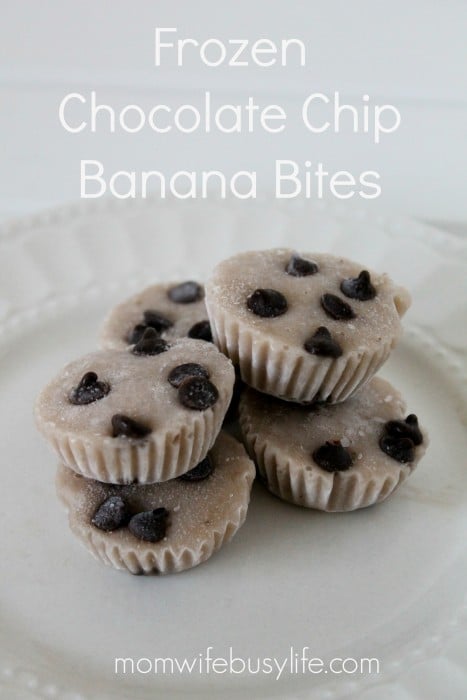 Frozen Chocolate Chip Banana Bites Recipe