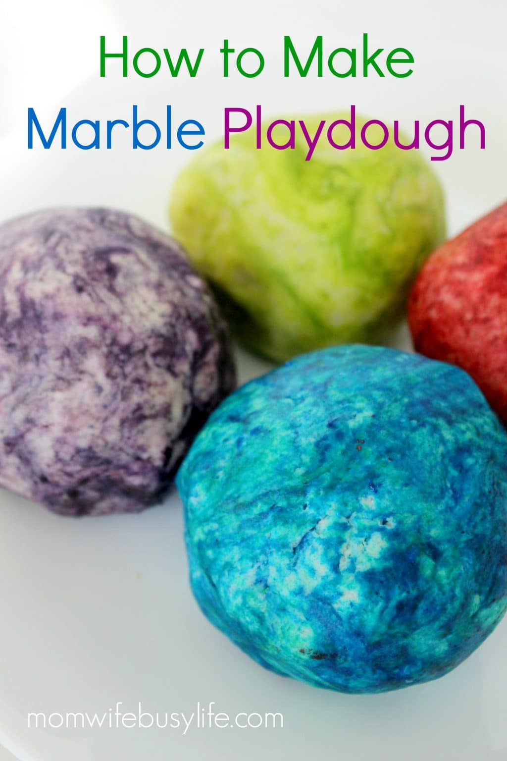 How to Make Marble Playdough