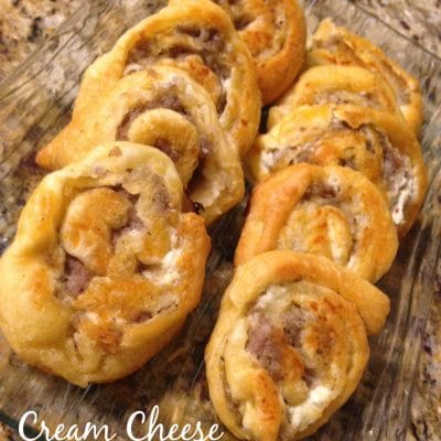 Cream Cheese Sausage Pinwheels Recipe