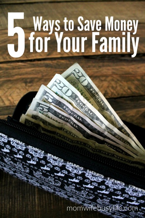 5 Ways to Save Money For Your Family