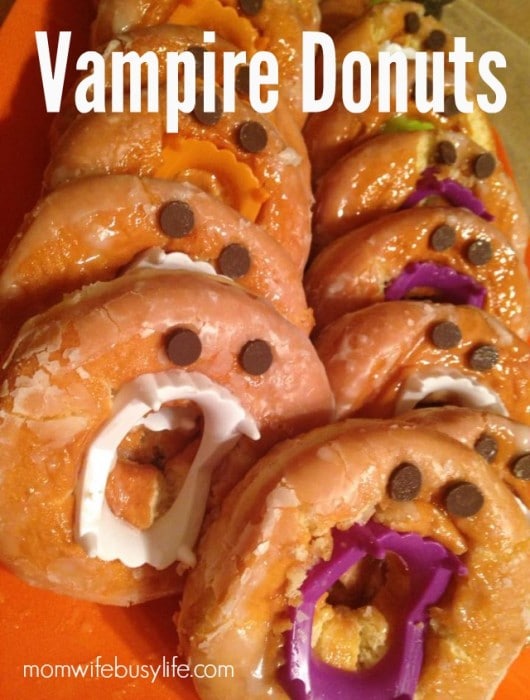 Halloween Recipe Vampire Donuts