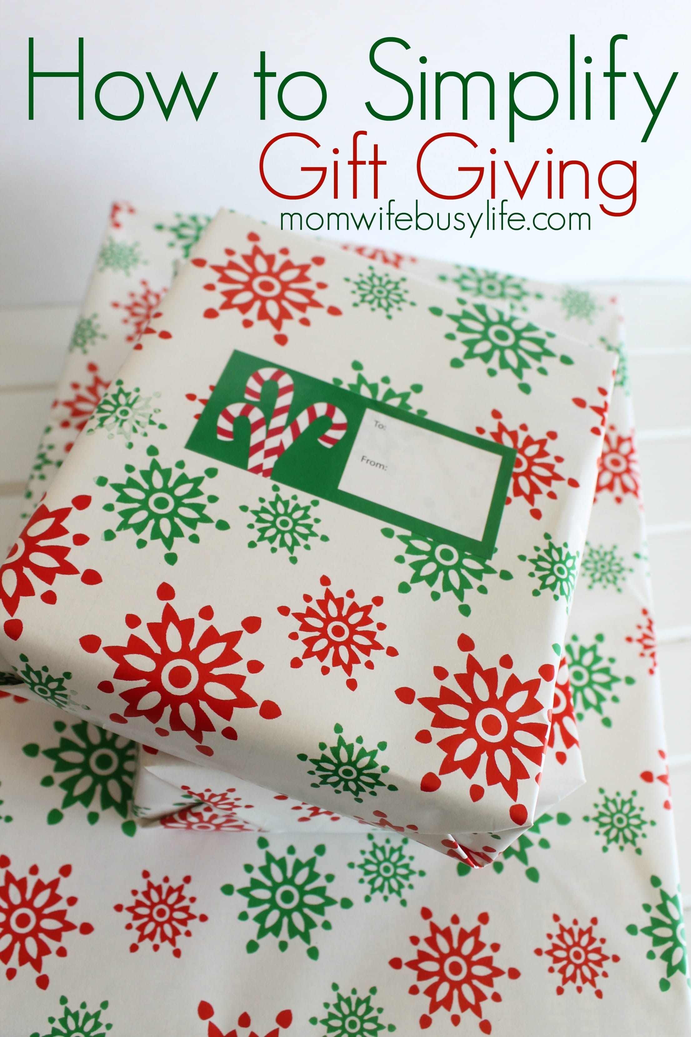 How To Simplify Christmas Gift Giving 