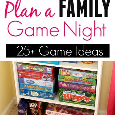Plan a Family Game Night 2