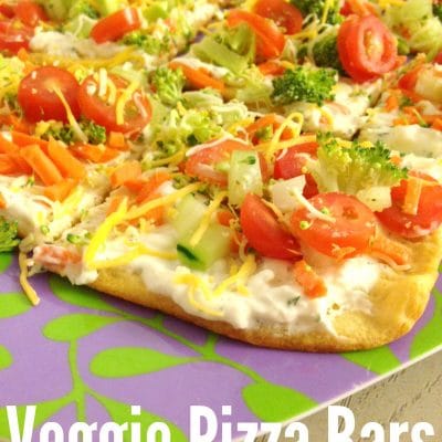Veggie Pizza Bars Recipe