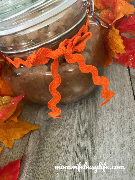 DIY Pumpkin Vanilla Sugar Scrub