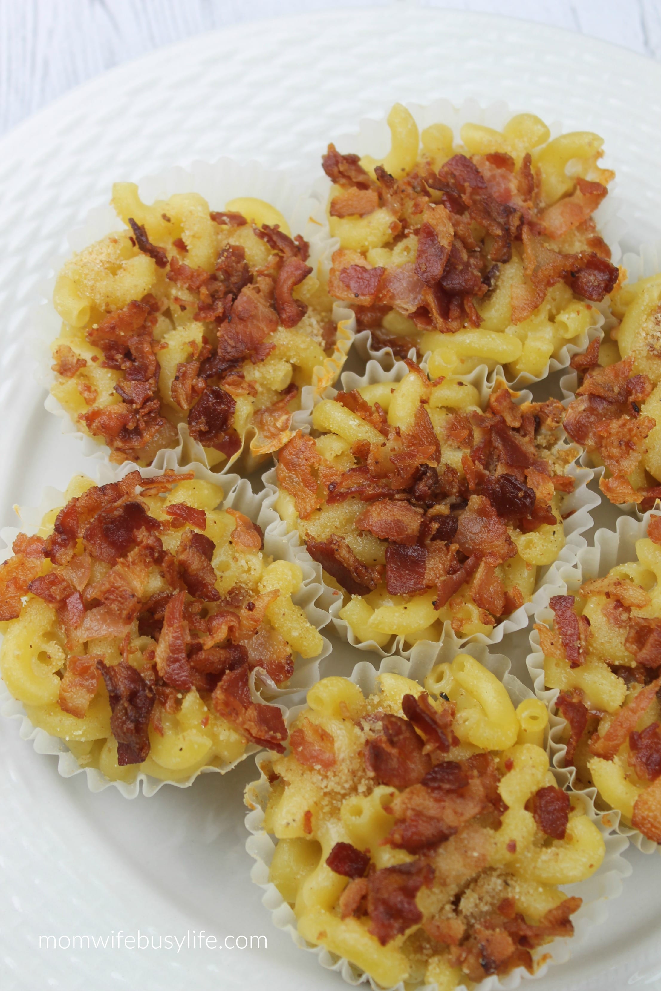 Bacon Macaroni and Cheese Muffins Mom. Wife. Busy Life.