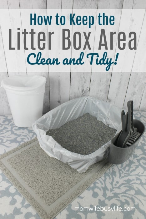 How to Keep the Cat Litter Area Clean and Tidy Mom. Wife. Busy Life