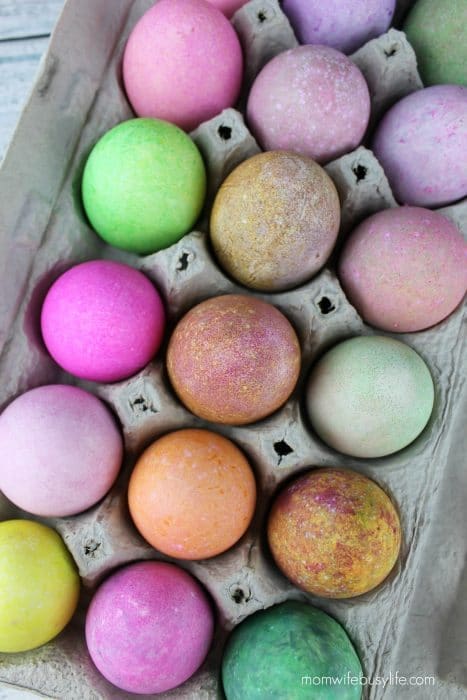 How to Dye Easter Eggs with Rice