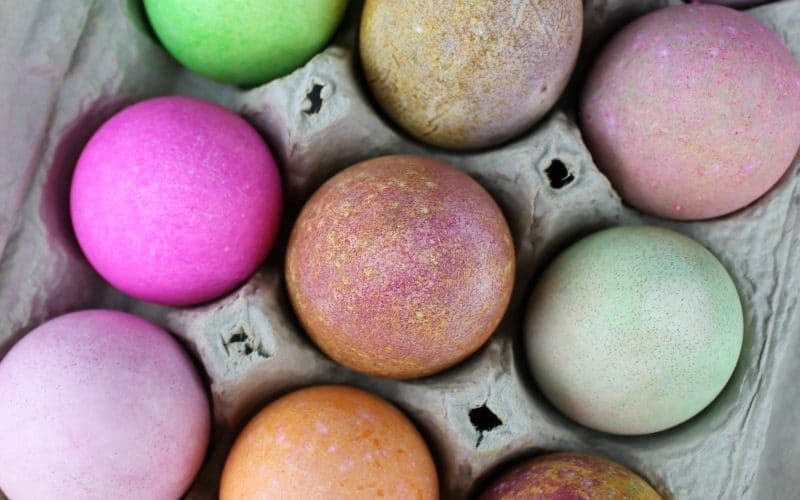 How to Dye Easter Eggs with Rice