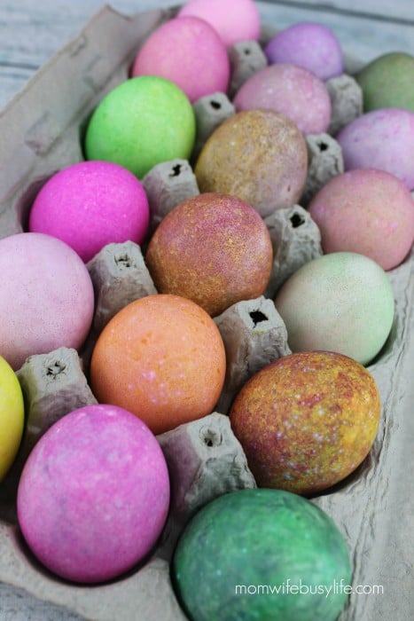 How to Dye Easter Eggs with Rice