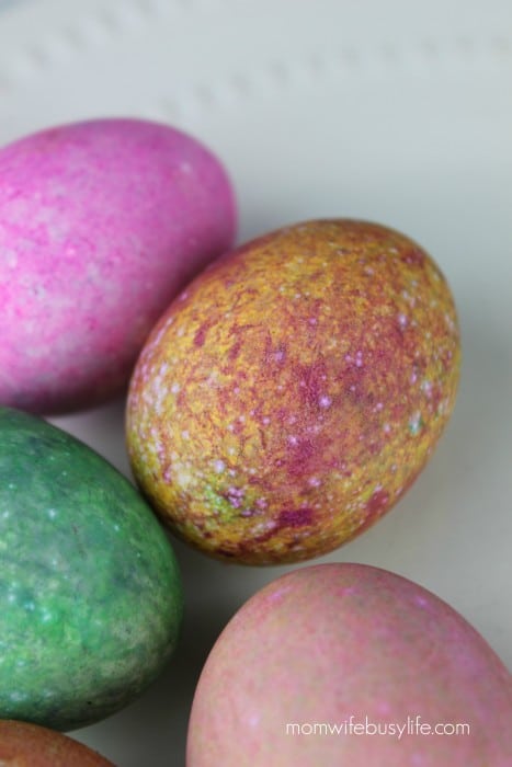 How to Dye Easter Eggs with Rice