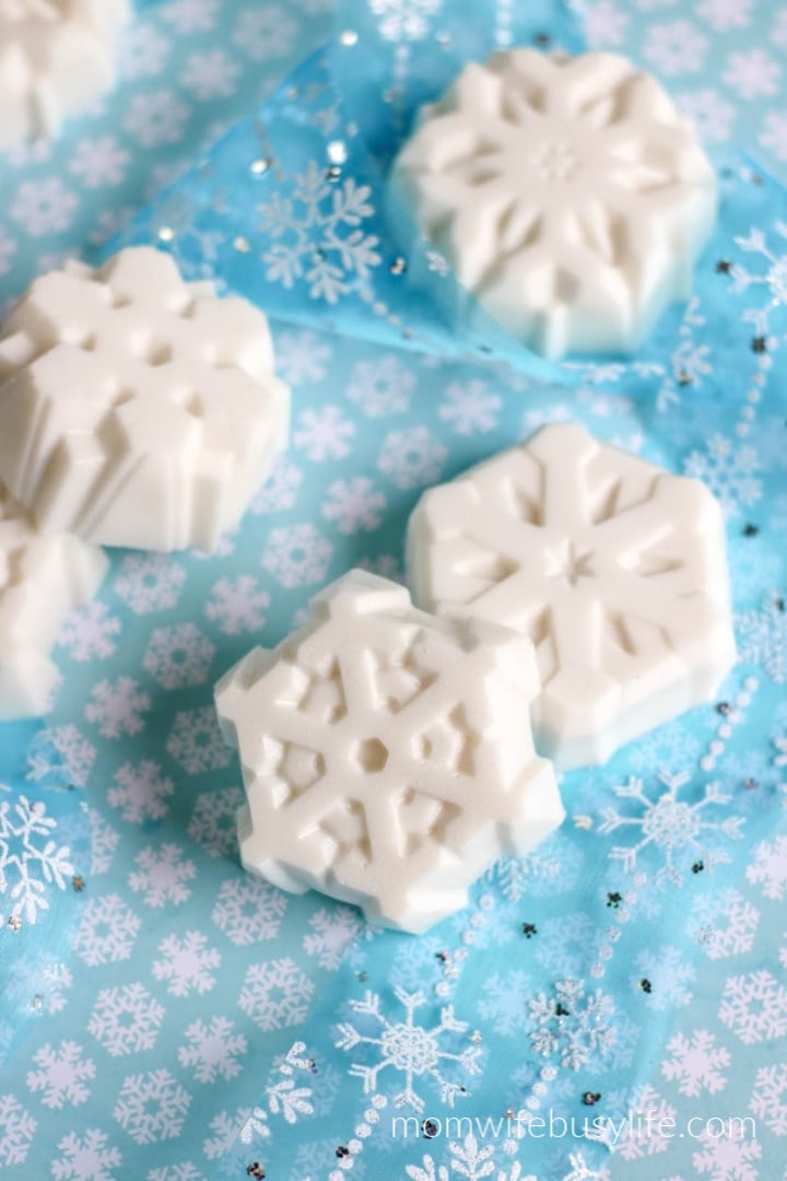 DIY Winter Snowflake Soap Recipe