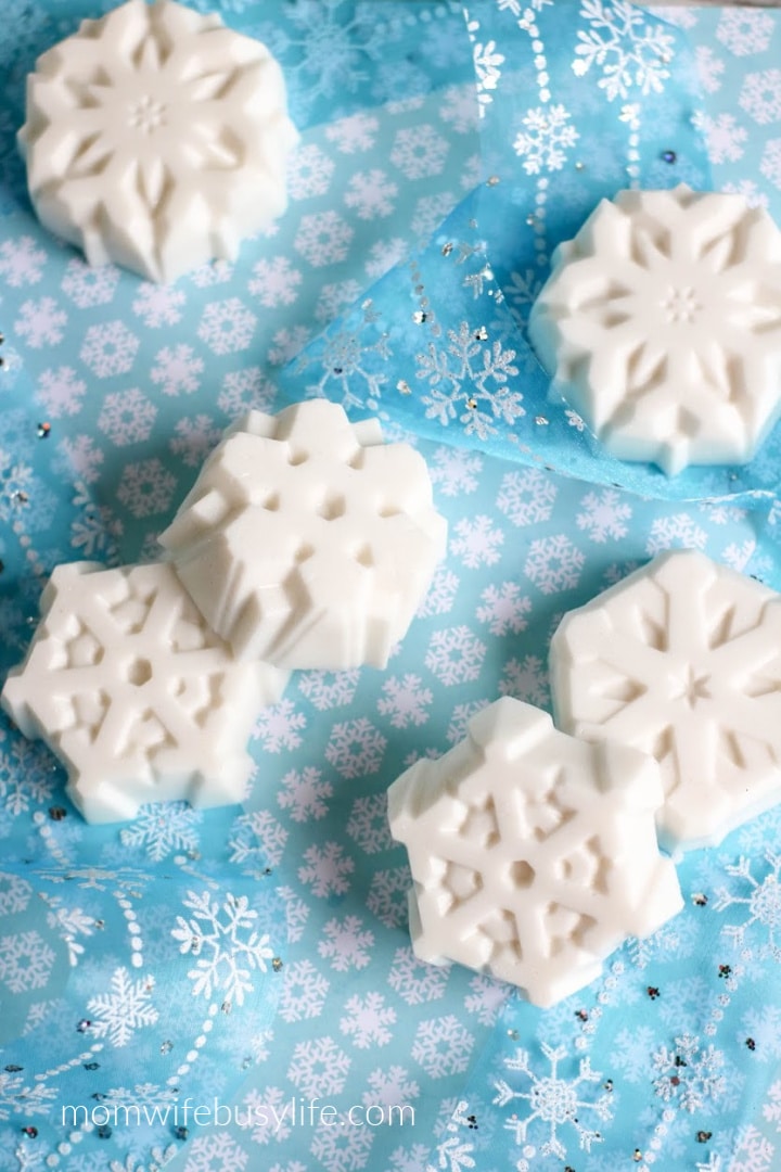 DIY Winter Snowflake Soap Recipe