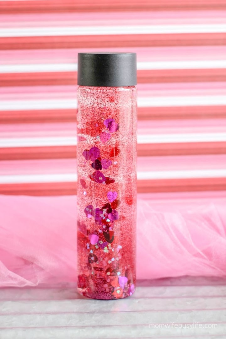 Valentine's Day Sensory Bottle for Kids