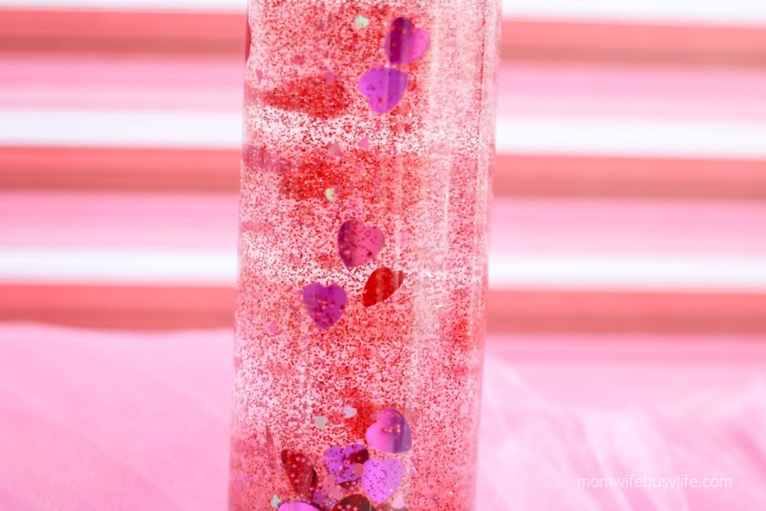 Valentine's Day Sensory Bottle for Kids