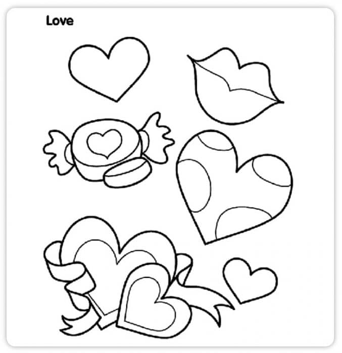 FREE Printable Valentine's Day Coloring Pages for Kids