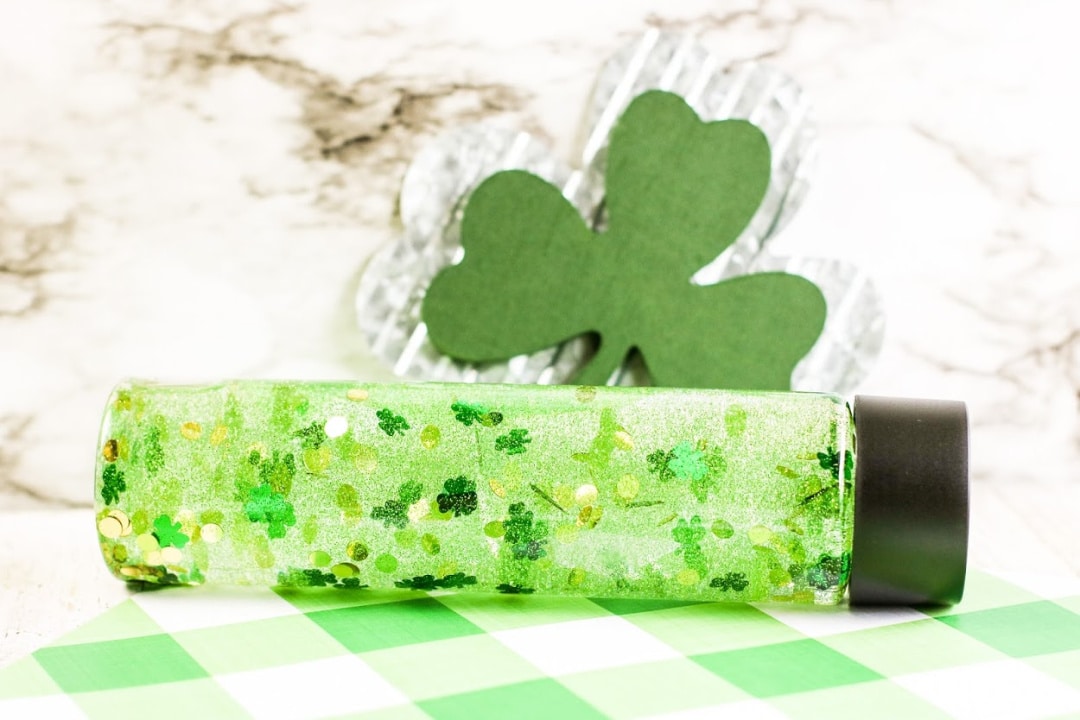 St. Patrick's Day Sensory Bottle for Kids