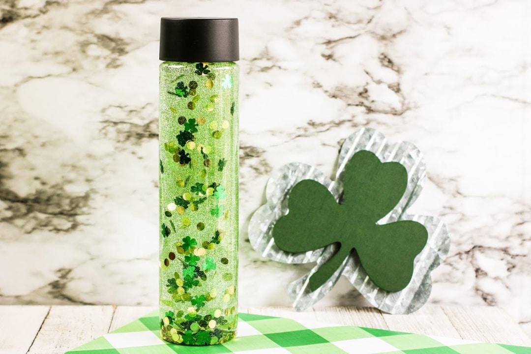 St. Patrick's Day Sensory Bottle for Kids