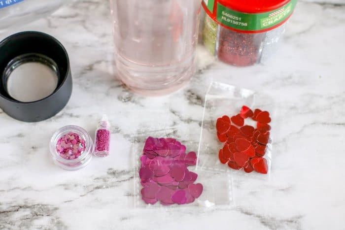 DIY Valentine’s Day Sensory Bottle for Kids - Mom. Wife. Busy Life.