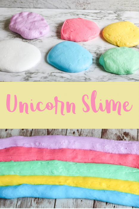 Fluffy Unicorn Slime Recipe - Mom. Wife. Busy Life.