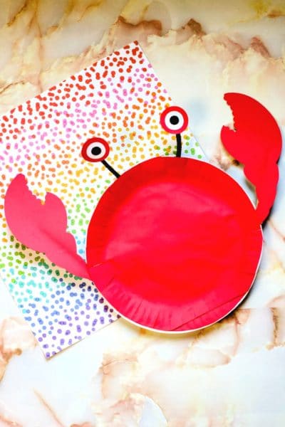 Crab Paper Plate Craft for Kids - Mom. Wife. Busy Life.