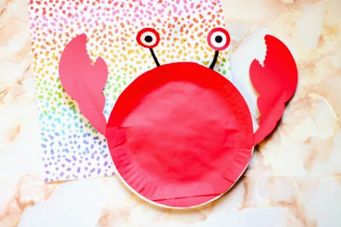 Crab Paper Plate Craft for Kids - Mom. Wife. Busy Life.