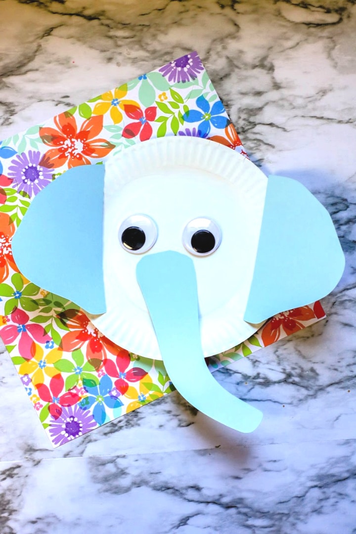 Elephant Paper Plate Craft - Mom. Wife. Busy Life.