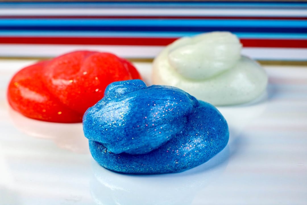 Red White and Blue Patriotic Slime for 4th of July - Mom. Wife. Busy Life.