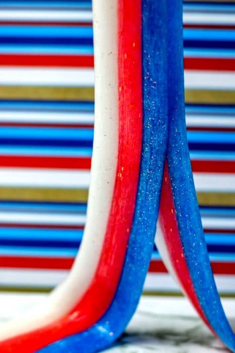 Red White and Blue Patriotic Slime for 4th of July - Mom. Wife. Busy Life.