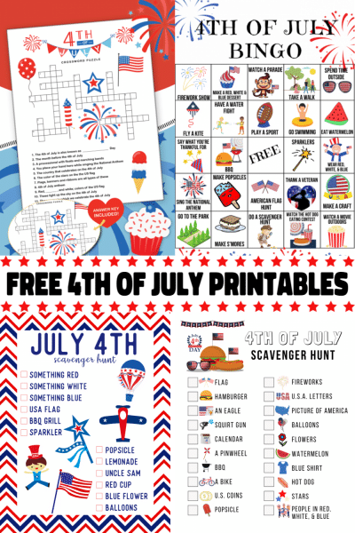 Free 4th of July Printables and Activities - Mom. Wife. Busy Life.