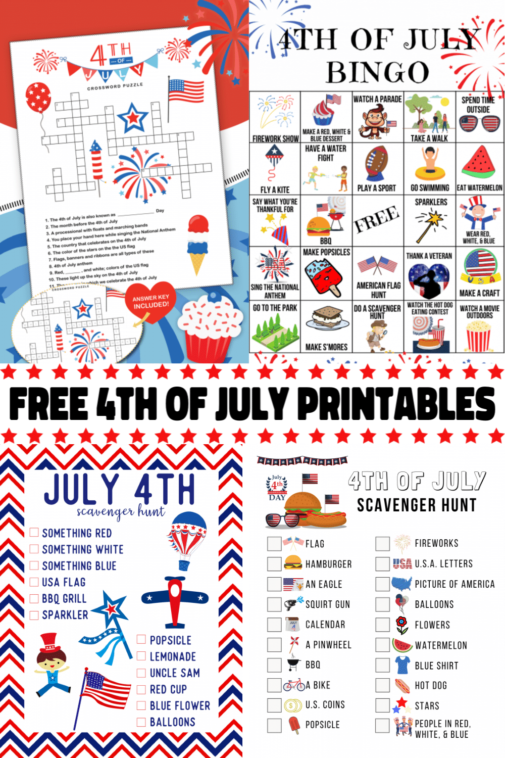 Free 4th of July Printables