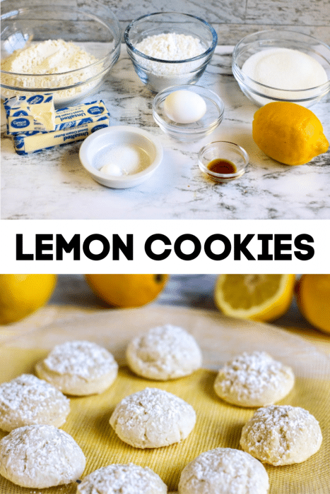 Lemon Cookies Recipe with Fresh Lemon Zest - Mom. Wife. Busy Life.