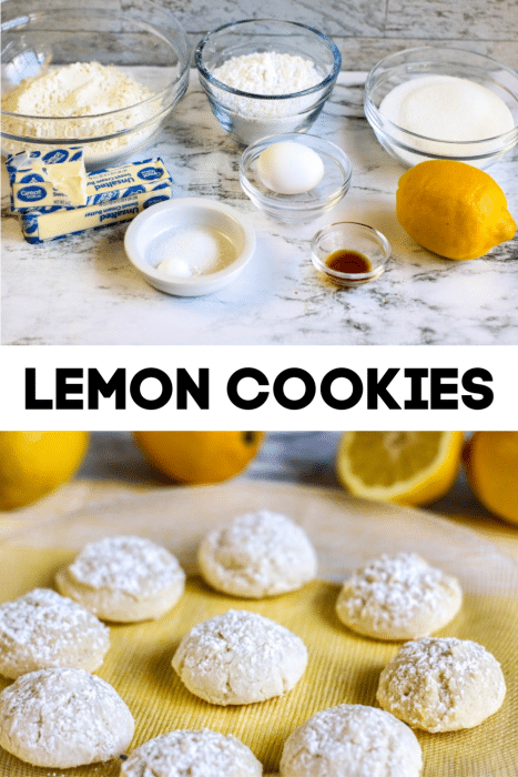 Lemon Cookies Recipe With Fresh Lemon Zest - Mom. Wife. Busy Life.