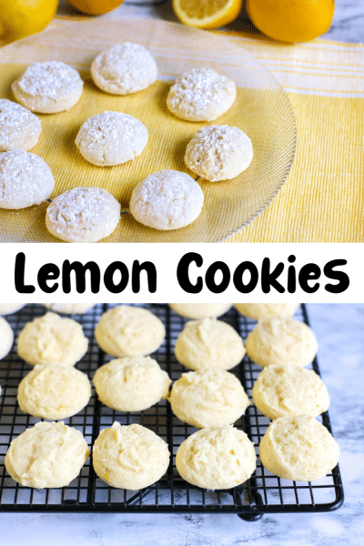 Lemon Cookies Recipe with Fresh Lemon Zest - Mom. Wife. Busy Life.