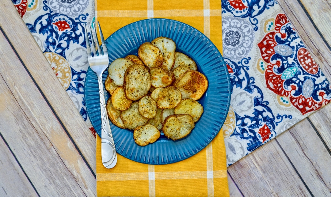 sheet pan garlic herb potatoes