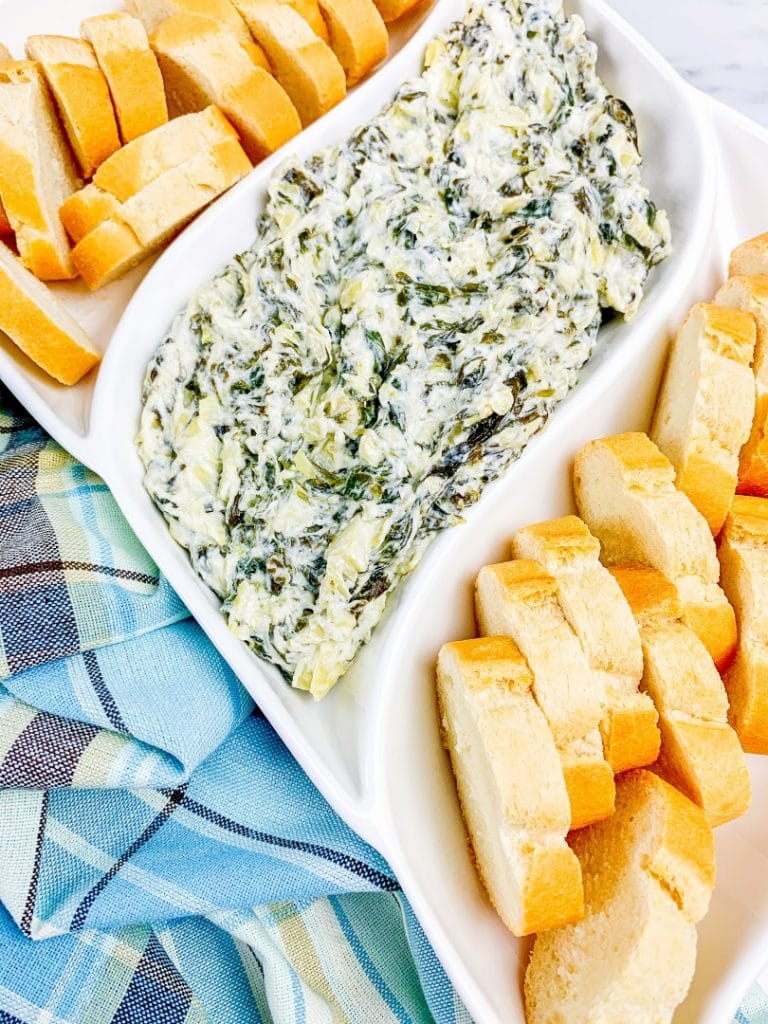 Spinach Artichoke Parmesan Dip Mom Wife Busy Life