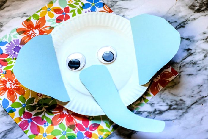 Elephant Paper Plate Craft - Mom. Wife. Busy Life.