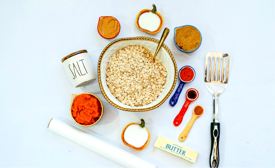 No-Bake Pumpkin Cookies Ingredients