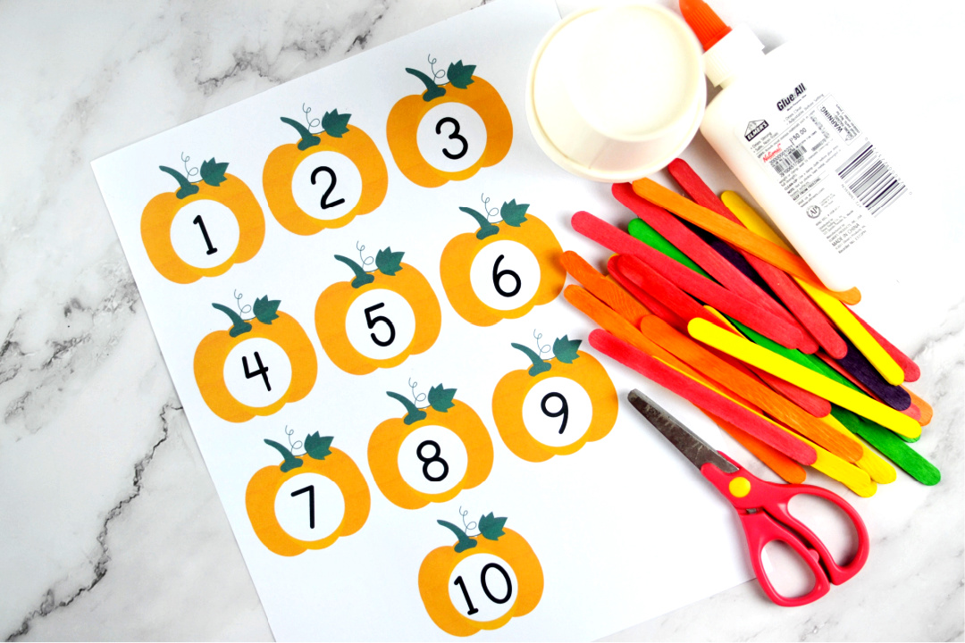 Pumpkin Counting Activity