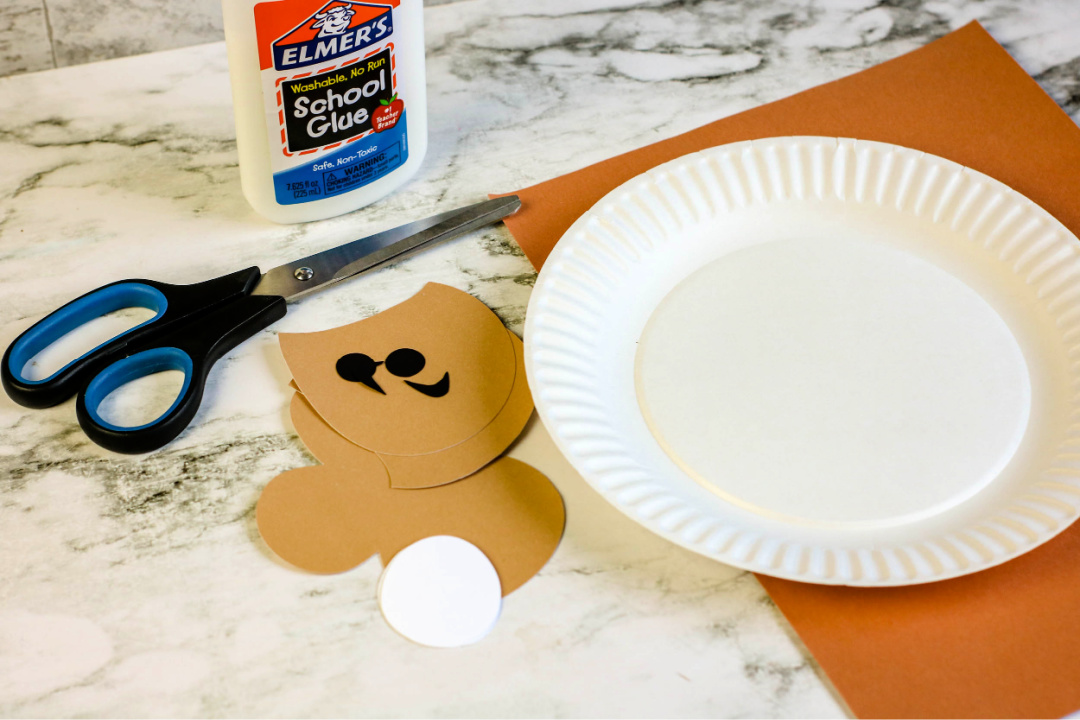 Monkey Paper Plate Craft